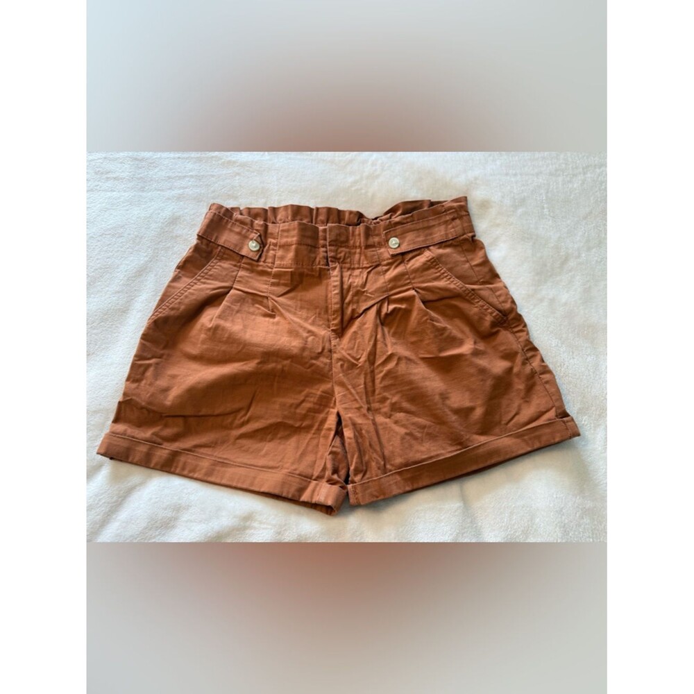 Liz Claiborne Pleated shorts | Rust Brown Color | Rolled up | Size 6